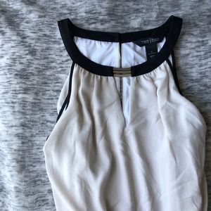 WHBM Color Block Soft Maxi Dress